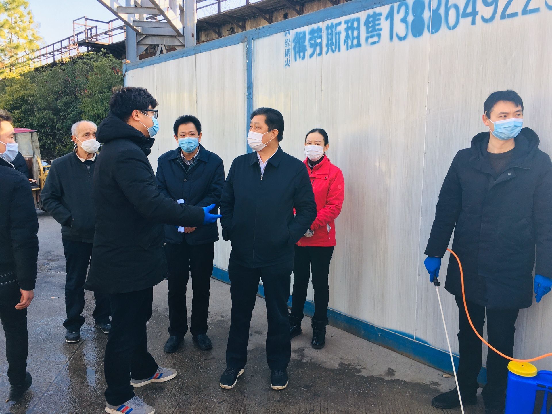刘会金检查督办金湖街道疫情防控工作_大冶市人民政府