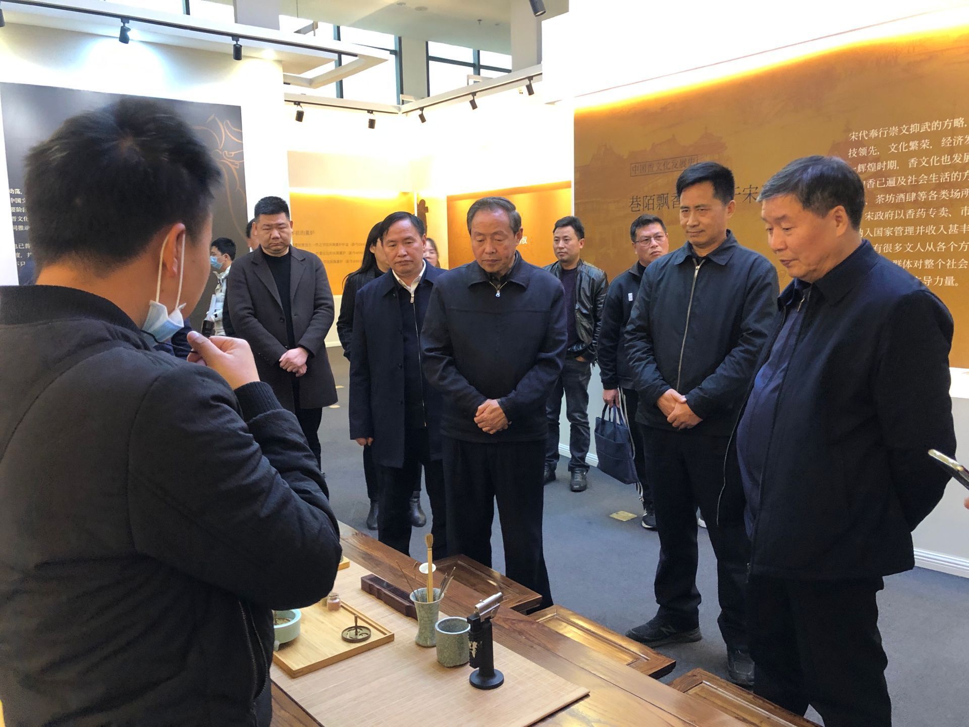 市领导纪春明,李祥坤,冯海潮陪同考察.(张蕾)