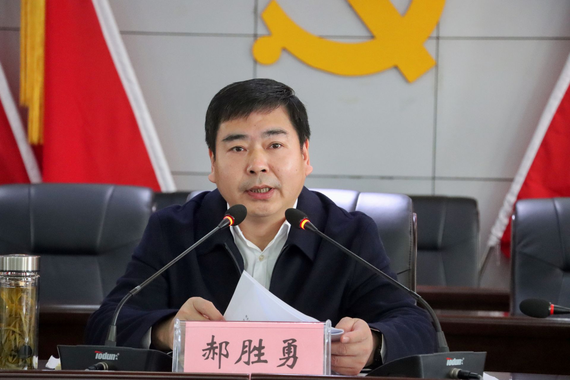 郝胜勇主持召开市委平安大冶建设领导小组第二次会议暨市域社会治理