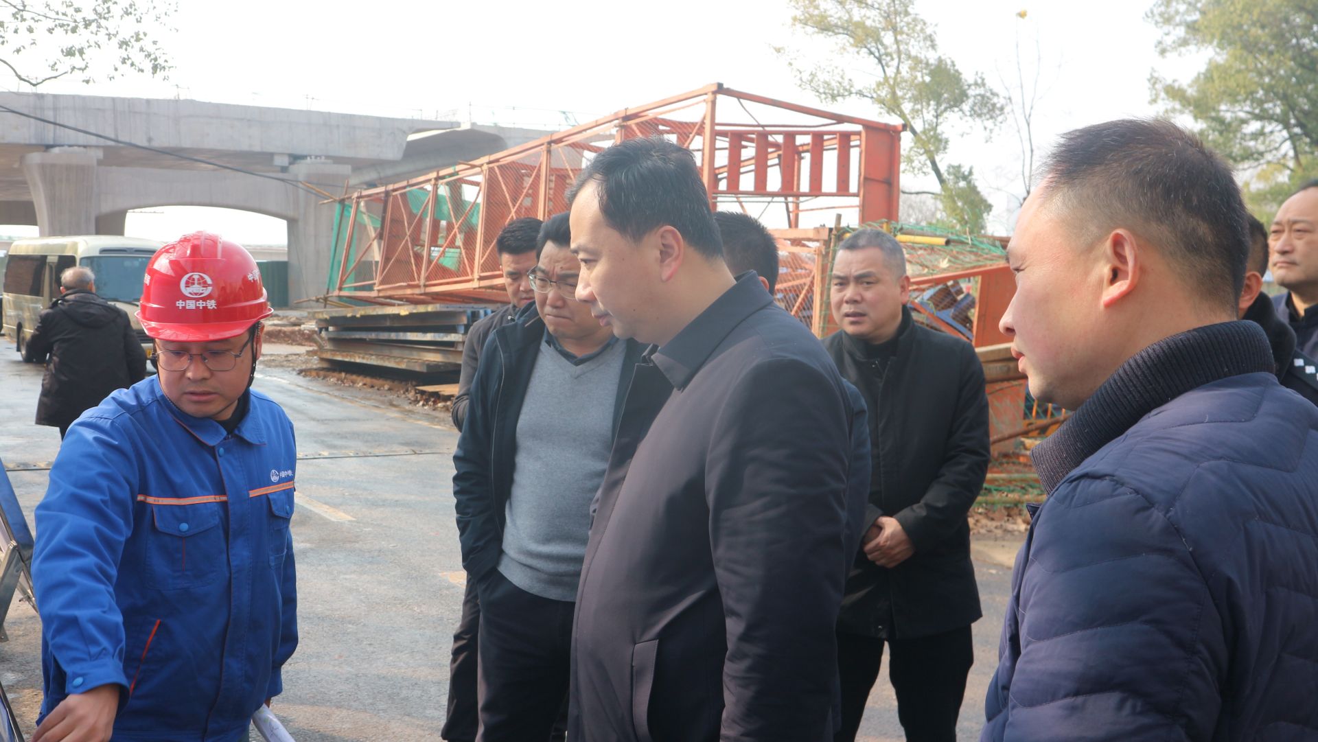 孙辄调研城建重点工程建设督导食品安全工作加快进度推动项目早竣工早